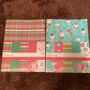Christmas Cardstock Paper Packs (2)
